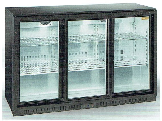 Retrobanco refrigerato 3 porte vetro scorrevoli BBC 330 S